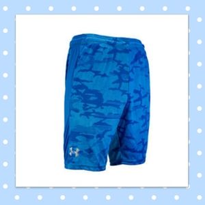 Under Armour Men's Woven Graphic Shorts Light Blue